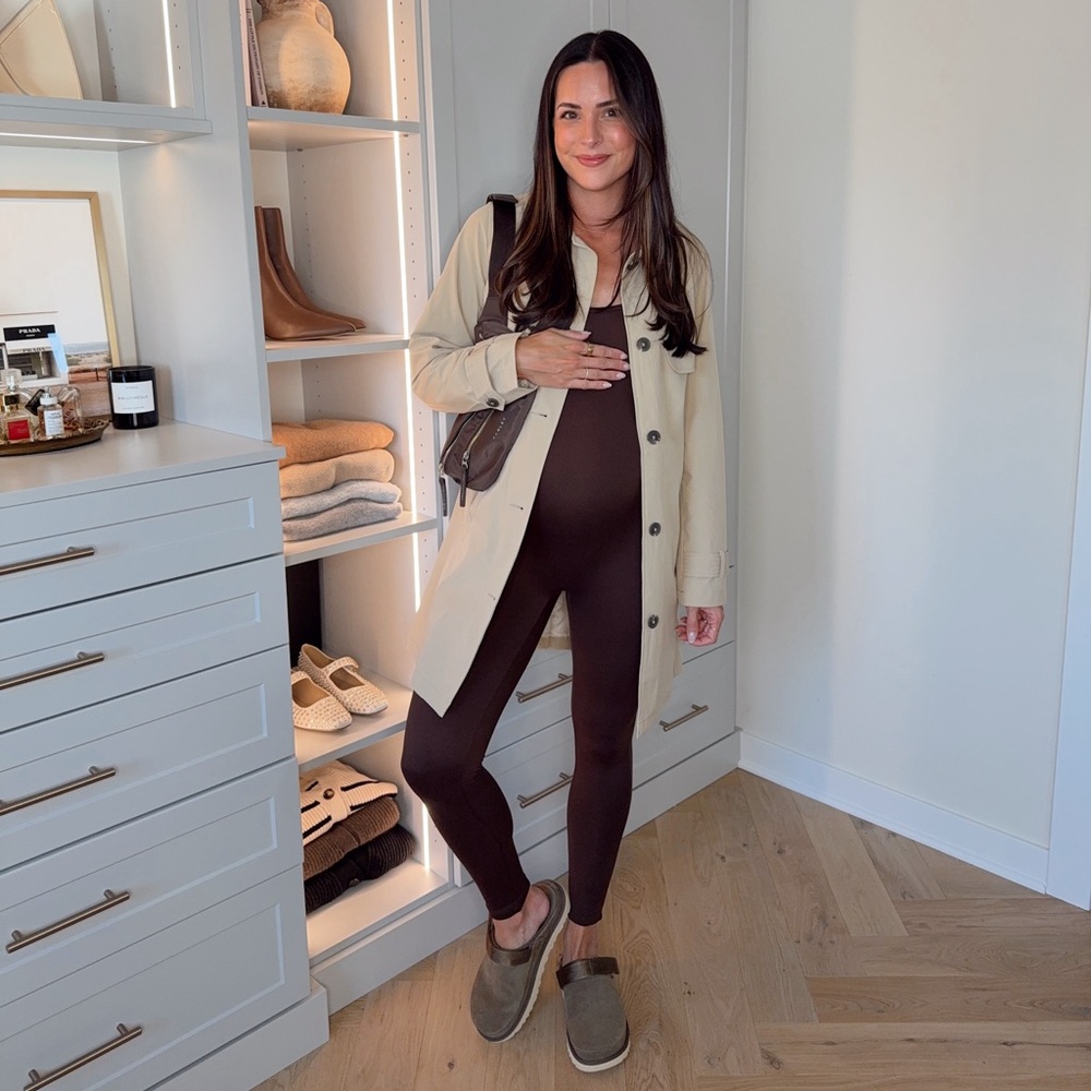 Women's Brown Bumpsuit